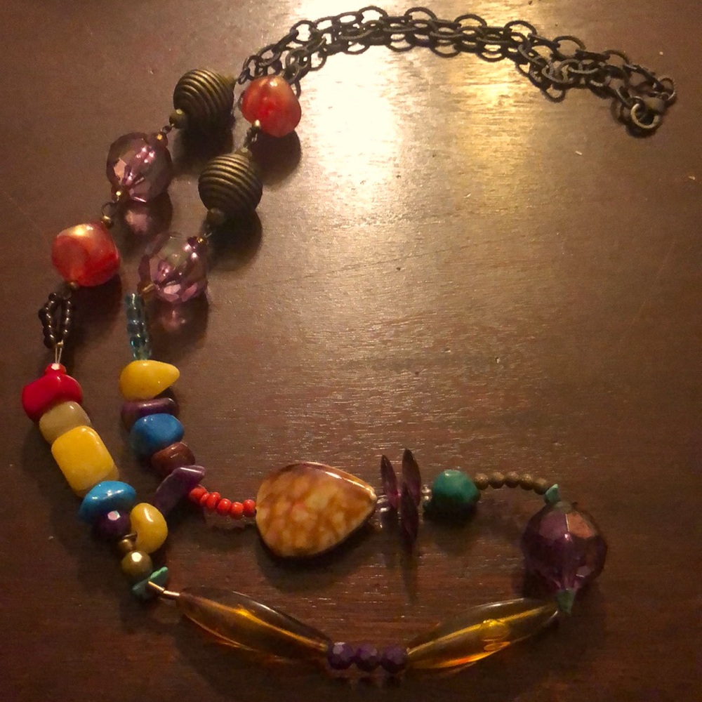 Vintage colorful necklace